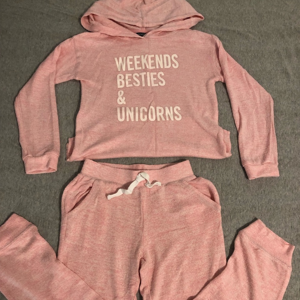 Matching hoodies and pants